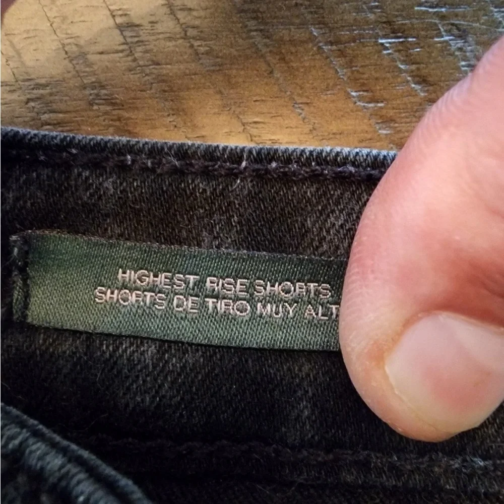 Wild fable black highest rise booty shorts size 4
